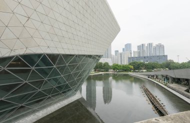 Guangzhou Opera Evi, Guangzhou, Çin.