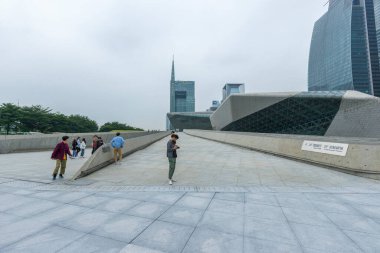 Guangzhou Opera Evi, Guangzhou, Çin.