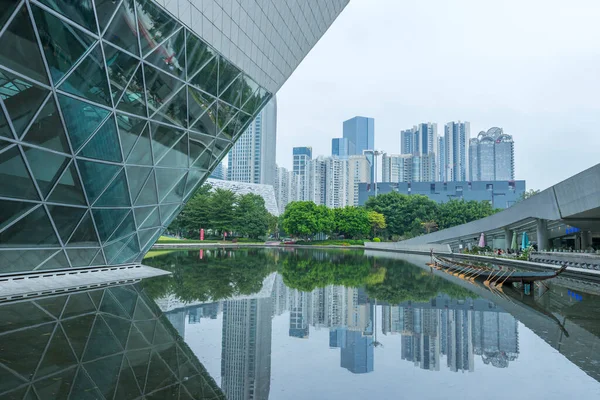 Guangzhou Opera House Στο Guangzhou Κίνα — Φωτογραφία Αρχείου