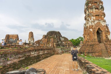 Ayutthaya Tarih Parkı, Ayutthaya, Tayland 'da Wat Mahathat harabesi