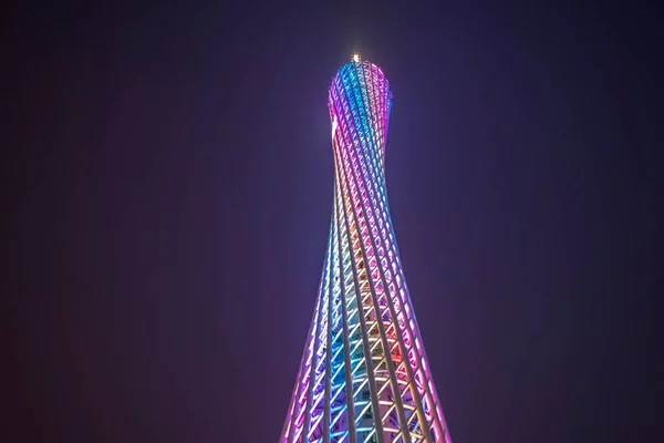 Canton Tower Nighttime Guangzhou China — Stock Photo, Image