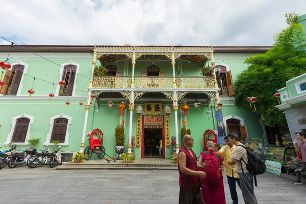 Vista Exterior Mansão Pinang Peranakan Penang Malásia — Fotografia de Stock