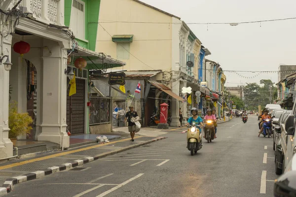 Phuket Thaïlande Juillet 2018 Vue Sur Les Rues Vieux Bâtiment — Photo