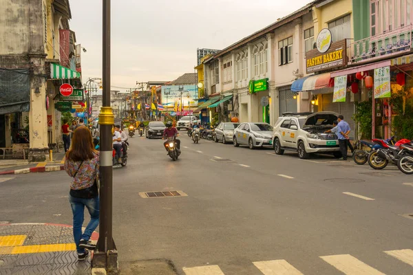 Phuket Thaïlande Juillet 2018 Vue Sur Les Rues Vieux Bâtiment — Photo