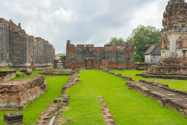 Ruina Wat Phra Mahathat Lopburi Tailandia — Foto de Stock