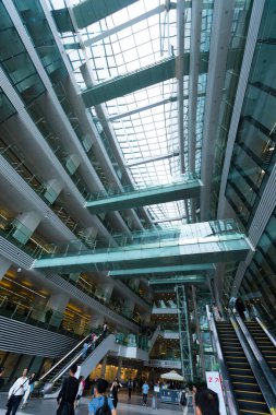 Guangzhou, Çin 24 Ekim 2018: Guangzhou Yeni Kütüphanesi 24 Ekim 2018.