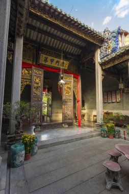 The ancestral hall of Pinang Peranakan Mansion in Penang, Malaysia.