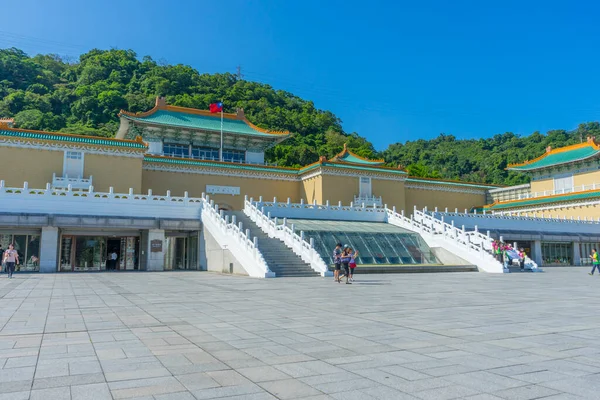 People Walking Gong National Palace Museum Taipei Taiwan — Stock Photo, Image