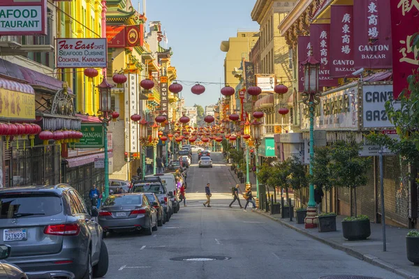 San Francisco États Unis Avril 2018 Vue Sur Rue Chinatown — Photo