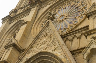 Guangzhou, Guangdong, Çin 'deki Sacred Heart Katedrali' nin güzel mimarisi..