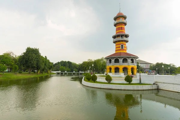 Withun Thasana Torre Bang Palácio Real Palácio Verão Província Ayutthaya — Fotografia de Stock