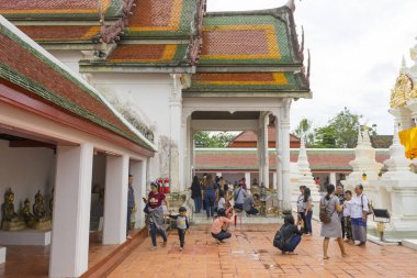 Wat Phra Borommathat Chaiya Chaiya, Surat Thani, Tayland.