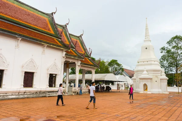 Wat Phra Borommathat Chaiya Chaiya Surat Thani Tailandia — Foto de Stock