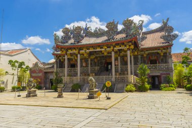 Penang, Malezya 'daki Leong San Tong Khoo Kongsi klanının dış görünüşü