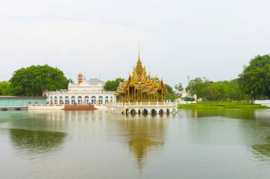 Aisawan Dhipaya Asana Köşkü Bang-Pa-In Yaz Sarayı, Tayland.