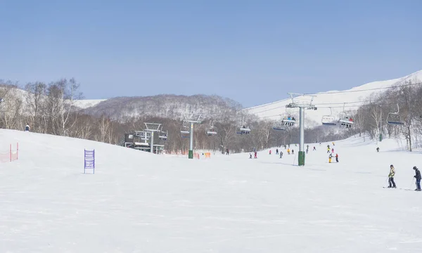 Niseko Japan Maart 2019 Skipiste Van Niseko Resort Grand Hirafu — Stockfoto