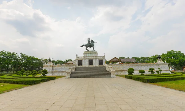 Monumento Rei Naresuan Ayutthaya Tailândia — Fotografia de Stock