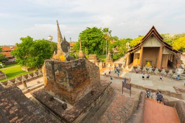 Wat Yai Chaimongkol, Ayutthaya, Tayland.