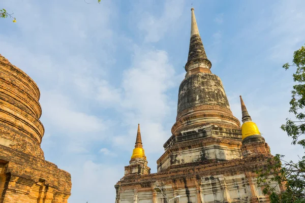 Tempio Wat Yai Chaimongkol Ayutthaya Thailandia — Foto Stock