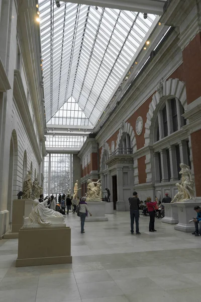 Nova York Eua Abril 2018 Vista Interior Metropolitan Museum Nova — Fotografia de Stock