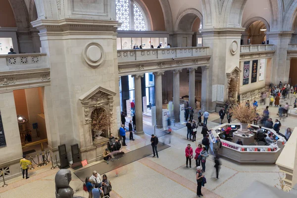 New York Usa April 2018 Interior View Metropolitan Museum New — Stock Photo, Image