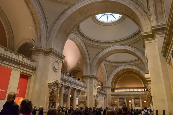 New York Usa April 2018 Interior View Metropolitan Museum New — Stock Photo, Image