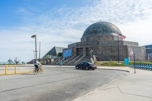 Chicago Adler Planetarium & Astronomi Müzesi ve Burnham Harbor Chicago, Illinois, ABD.