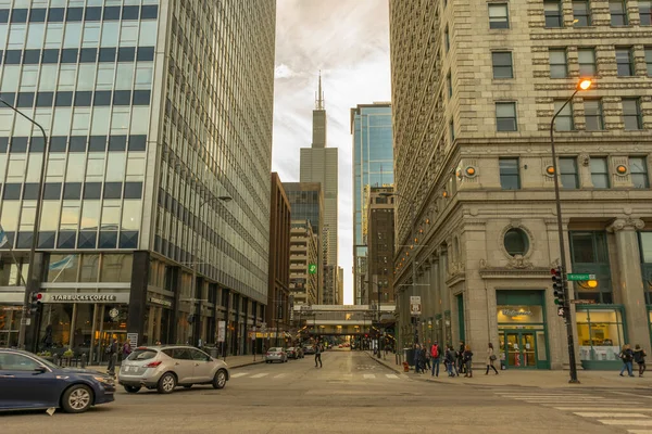 Chicago Illinois 2018 Április View North Michigan Avenue Downtown Chicago — Stock Fotó