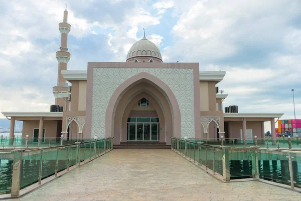 Butterworth Úszó Mecset Vagy Masjid Terapung Butterworth Ben Malajziában — Stock Fotó