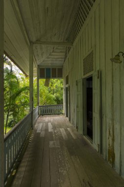 Tayland, Trang 'daki Phraya Ratsadanupradit Mahison Phakdi Müzesinin iç manzarası.