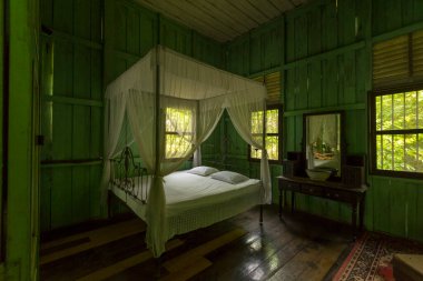 Tayland, Trang 'daki Phraya Ratsadanupradit Mahison Phakdi Müzesinin iç manzarası.