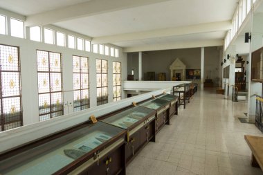 Ayutthaya, Tayland 'daki Chao Sam Phraya Ulusal Müzesi' nin iç manzarası 