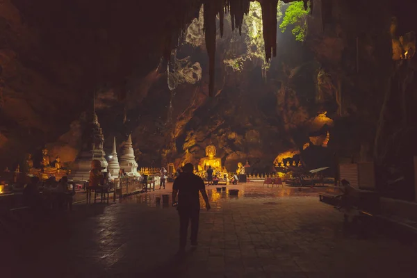 Phetchaburi Thailand November 2018 Main Golden Sitting Buddha Khao Luang — 图库照片