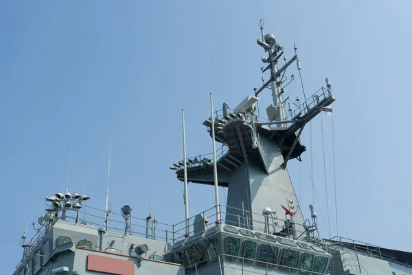 Fast Frigate Battle Ship Shown Tourist Visit Sattahip Naval Base — Stock Photo, Image