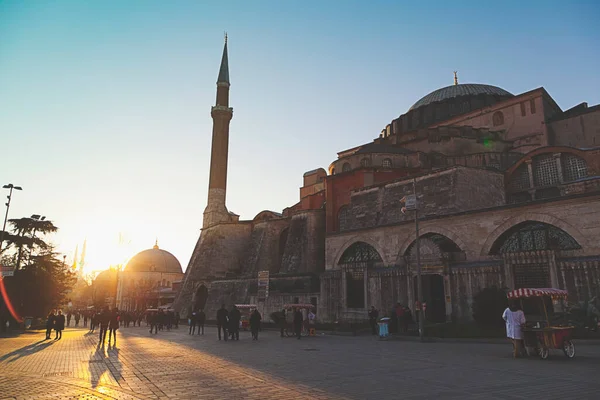 Istanbul Turquie Déc 2015 Mosquée Bayezid Istanbul Avec Des Personnes — Photo