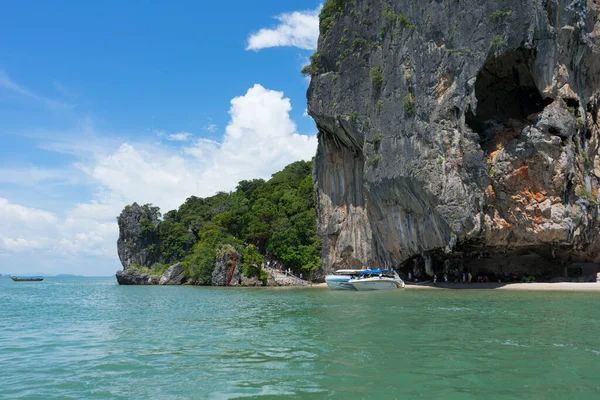 Γραφική Θέα Του James Bond Island Tapu Στο Phang Nga — Φωτογραφία Αρχείου