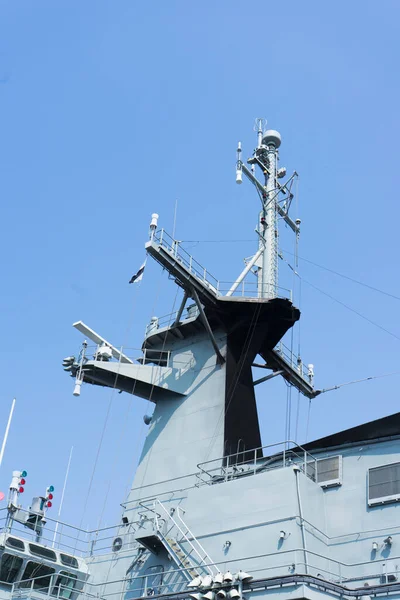 Fast Frigate Slagschip Werd Getoond Voor Toeristen Bezoeken Sattahip Naval — Stockfoto