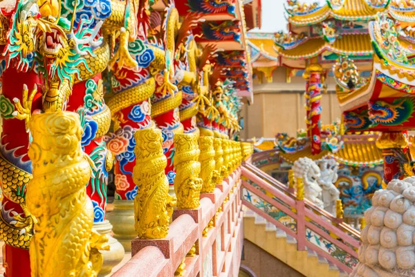 Magnifique Sanctuaire Chinois Naja Chonburi Thaïlande — Photo