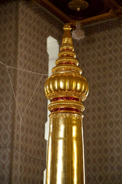 Dorado Templo Tailandés Tailandia Vista Cerca — Foto de Stock