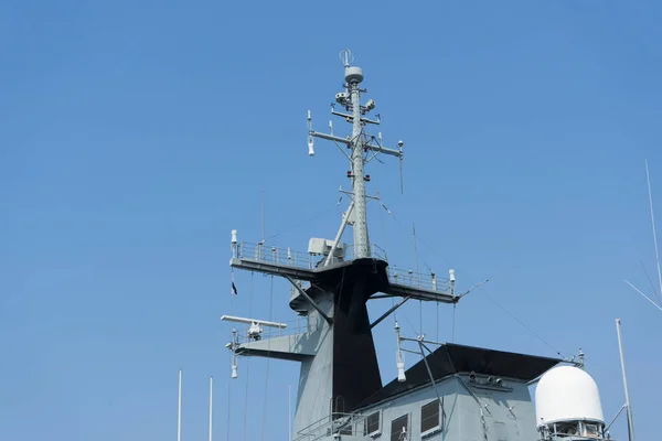 Fast Frigate Bitevní Loď Byla Prokázána Pro Turisty Navštívit Sattahip — Stock fotografie