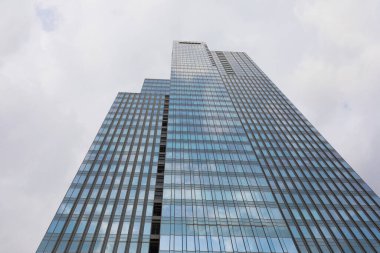 Ho Chi Minh, Vietnam - 18 Ekim 2019: Ho Chi Minh City, Vietnam 'daki modern yüksek binaların manzarası