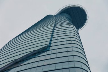 Ho Chi Minh City, Vietnam 'daki Bitexco Financial Tower modern yüksek binaların manzarası