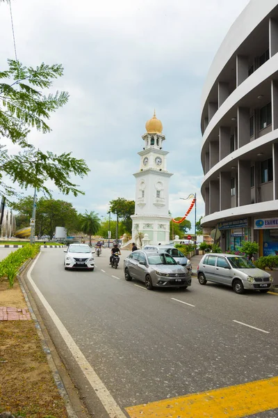 Penang Malaysia February 2019 Βασιλικό Victoria Memorial Clock Tower Στο — Φωτογραφία Αρχείου