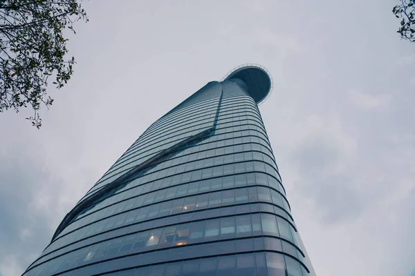 Vista Dos Edifícios Modernos Arranha Céus Bitexco Financial Tower Chi — Fotografia de Stock