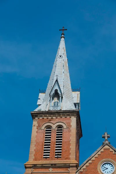 Cattedrale Notre Dame Con Cielo Blu Chi Minh City Vietnam — Foto Stock