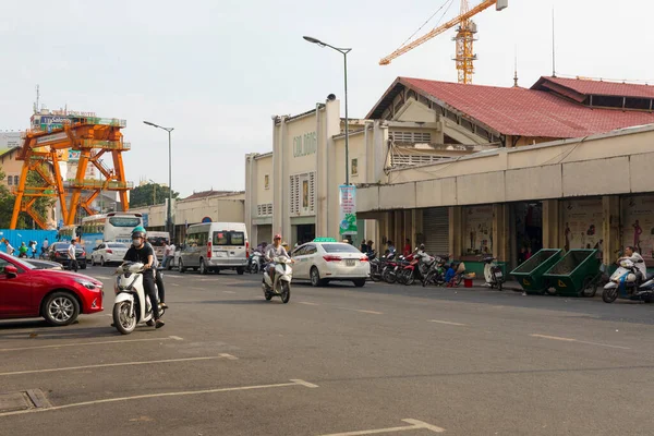 Chi Minh Vietnam 2019 Október Street View Ben Thanh Market — Stock Fotó