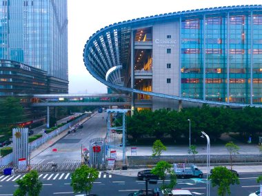 Guangzhou, Çin 23 Ekim 2018: Çin İthalat ve İhracat Fuarı (Kanton Fuarı Kompleksi) 23 Ekim 2018.