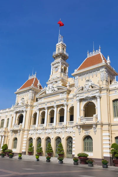 Halk Komitesi Veya Chi Minh Belediye Binası Chi Minh City — Stok fotoğraf