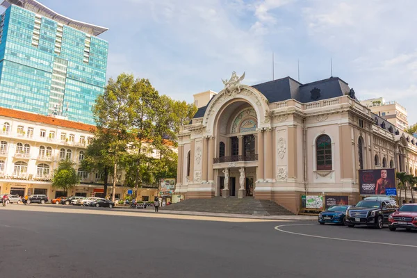 Мін Єтнам Жовтня 2019 Муніципальний Театр Або Оперний Театр Сайгон — стокове фото