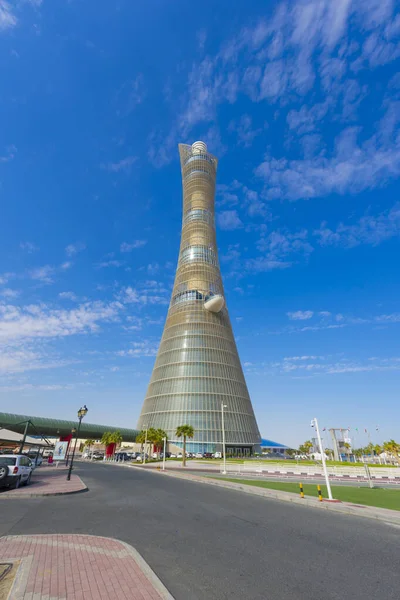 Doha Qatar November 2019 Aspire Tower Nicknamed Torch Doha Located — Stock Photo, Image